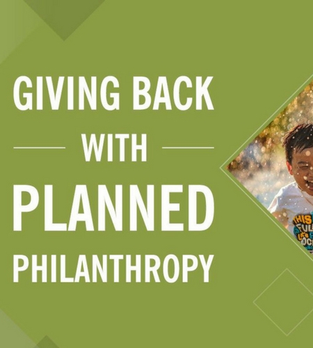 Planned Philanthropy, Giving Back Planned Philanthropy