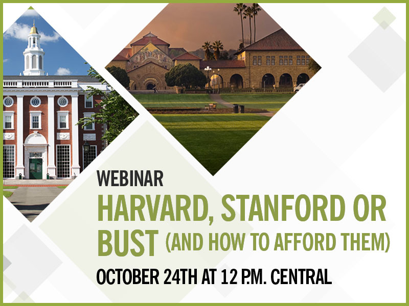 CollegeWise, CollegeWise Webinar – Harvard, Stanford or Bust
