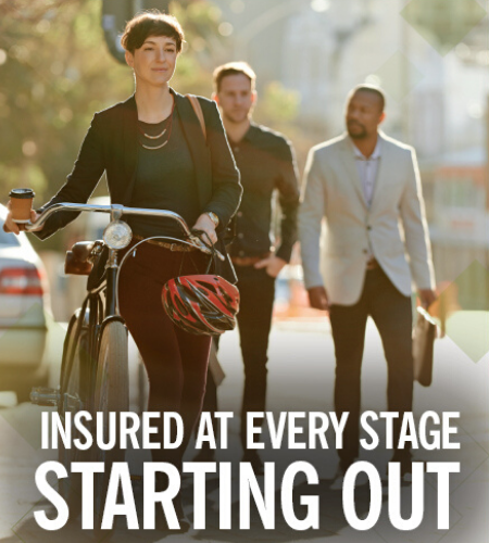 People Walking On Street, insurance, Insurance: Just Starting Out
