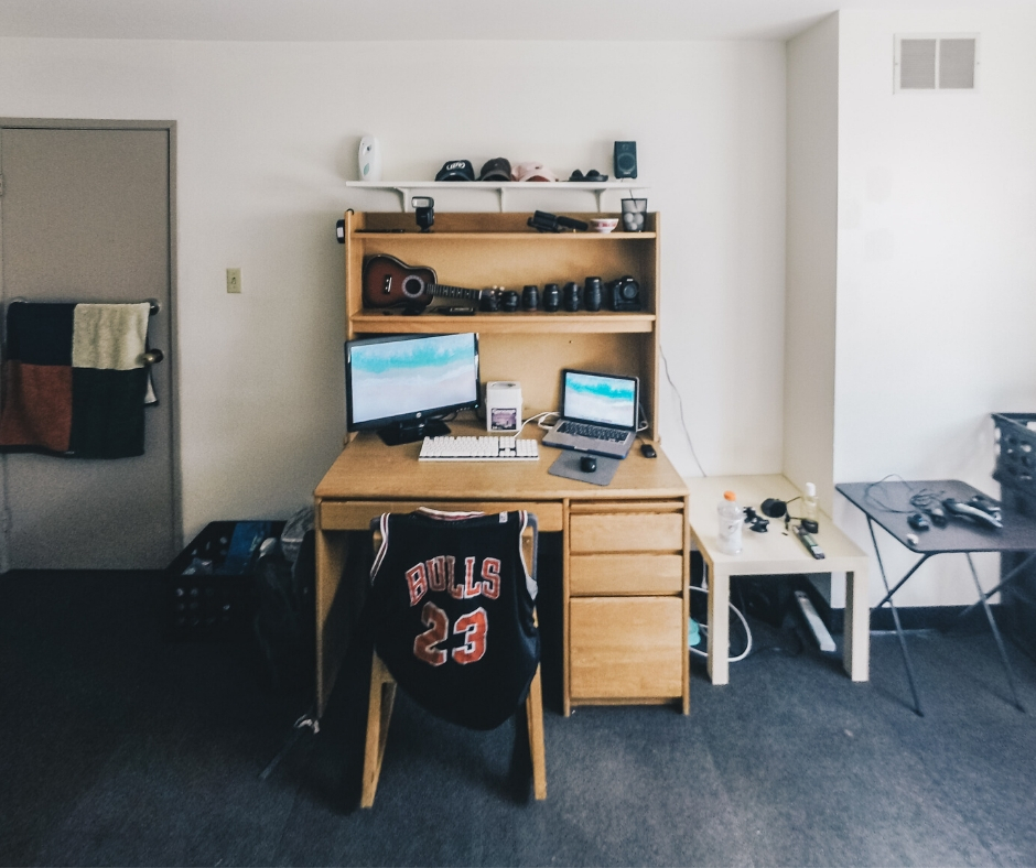 Desk With Computers On it