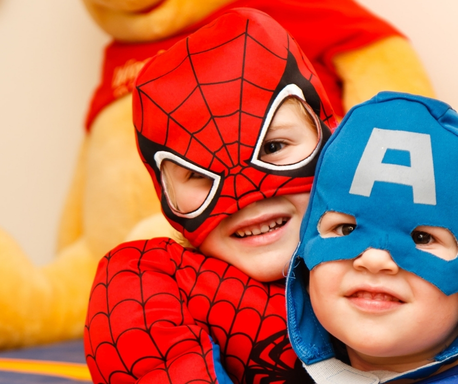 Kids Dressed As Superheroes