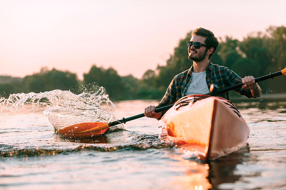 Man In Kayak