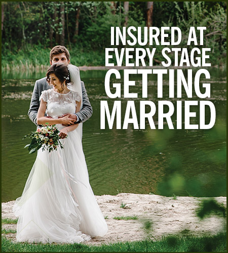 Married Couple By River, Insurance: Getting Married