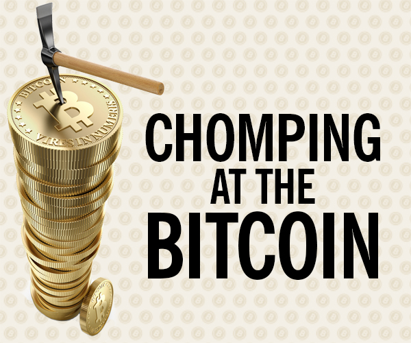 Chomping At The Bitcoin - Stack of Coins