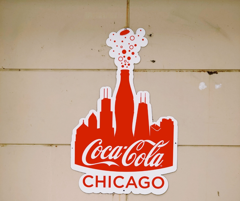 Coca Cola Chicago Sign